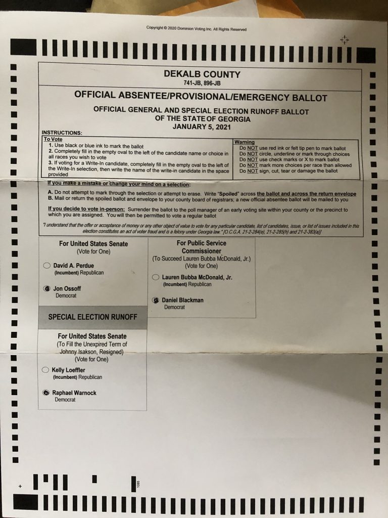 Dekalb County, GA Is Throwing Away Ballots, Envelopes, Other Information Required To Be Retained By Law For 22 Months In Senate Runoff Race...Question Is, Why?